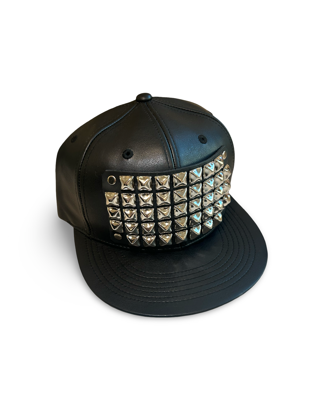 HARDCORE Studded Hat (Chrome)