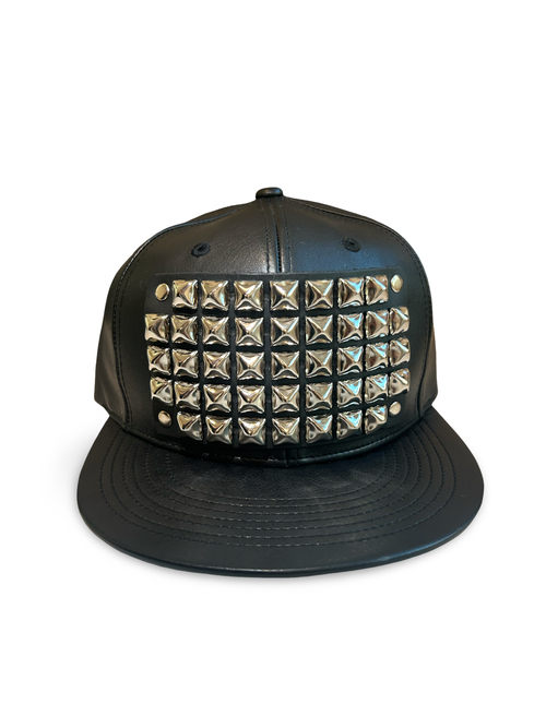 HARDCORE Studded Hat (Chrome) – Freakz.Corp