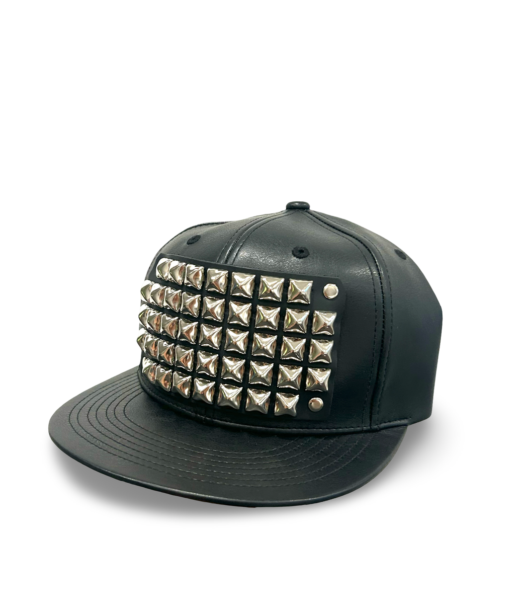 HARDCORE Studded Hat (Chrome)